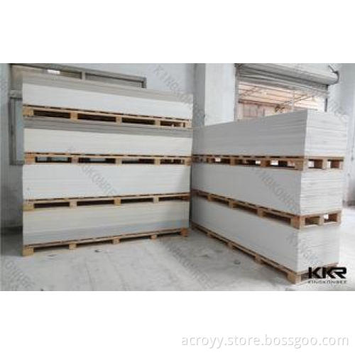 Custom OEM UPR Artificial Marble Acrylic Sheet Interior Fau